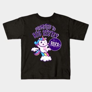 Promoted to Big Sister 2022 Kids T-Shirt